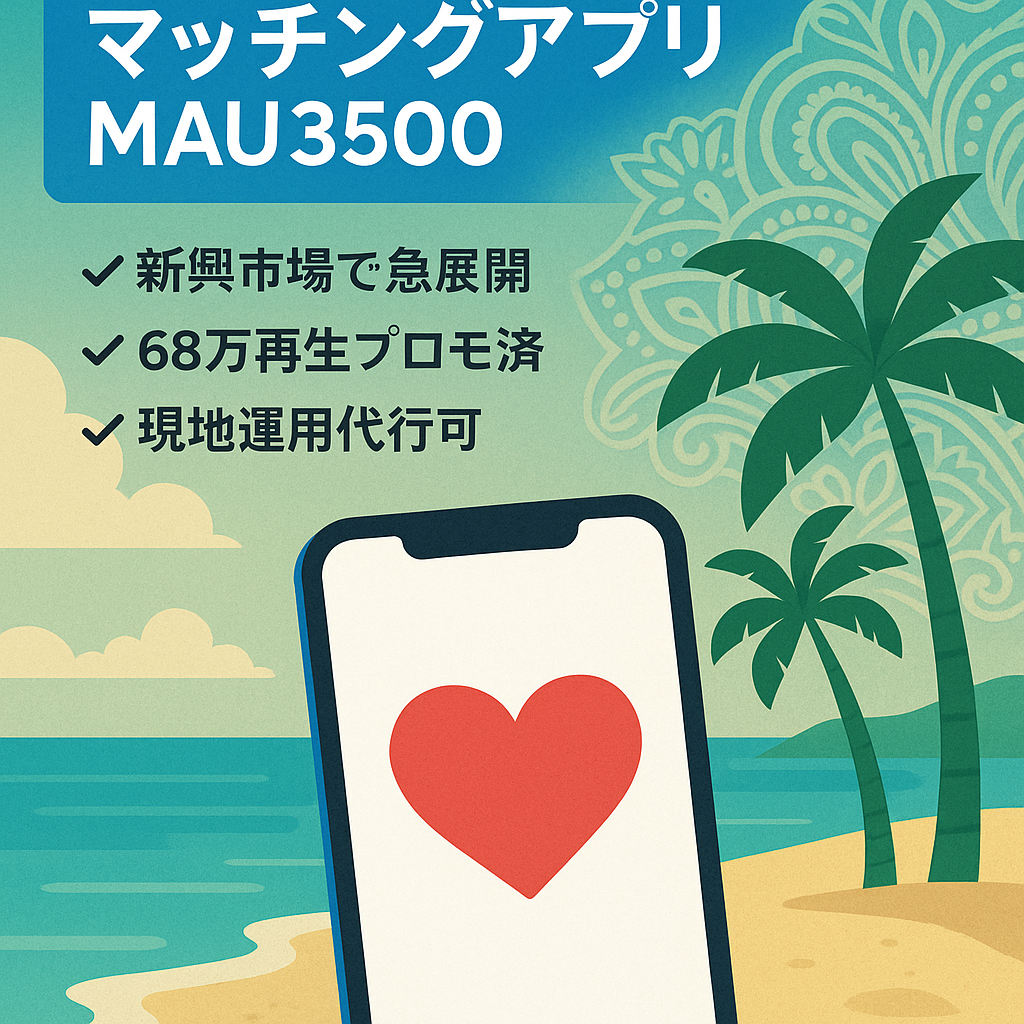 【海外市場】スリランカのお見合いマッチングアプリ [MAU 3,500]