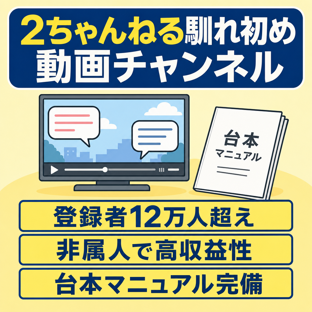 【登録者120,000越え！】2ch馴れ初め系の動画チャンネル
