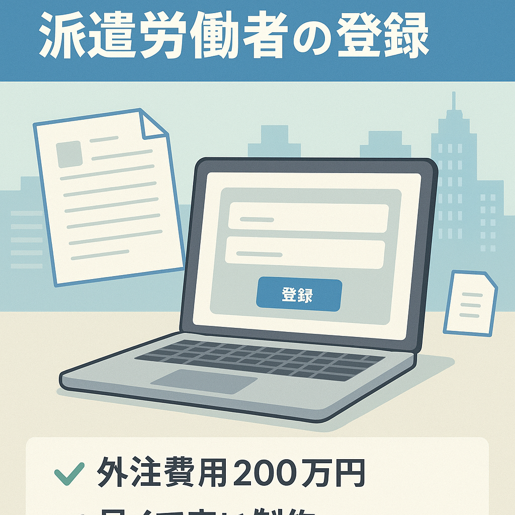 人材派遣業者におすすめ！派遣労働者の登録サイト