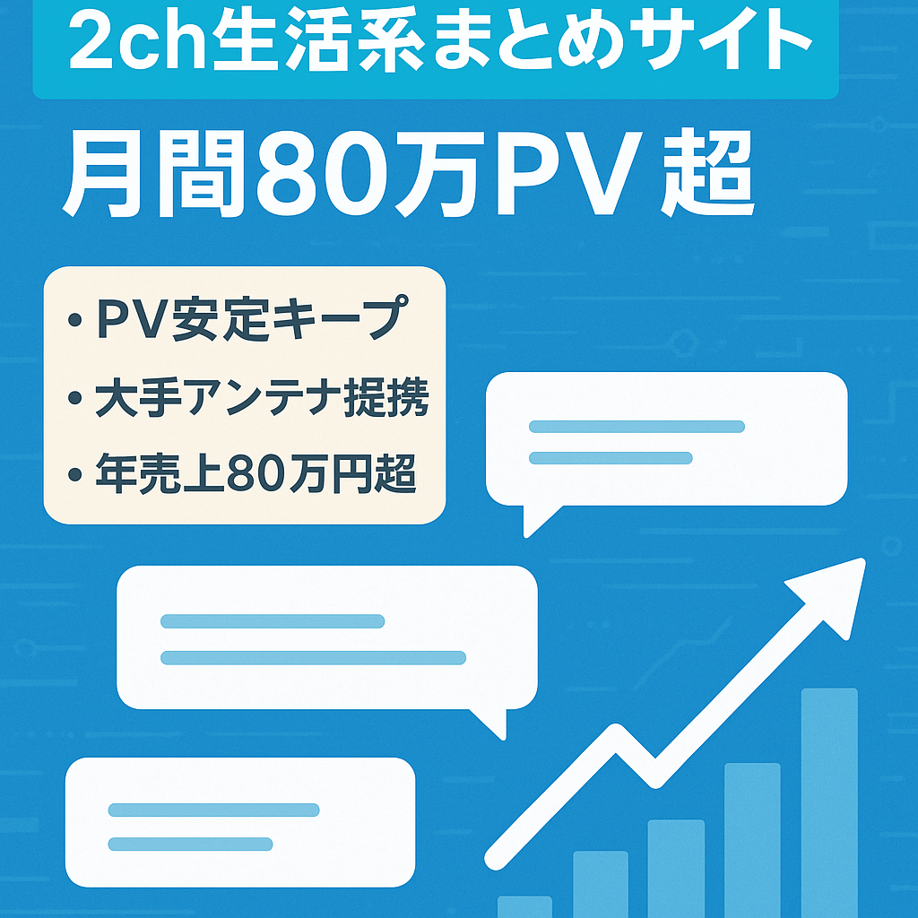 【３月８０万PV超！】２ch（５ch）生活系まとめサイト