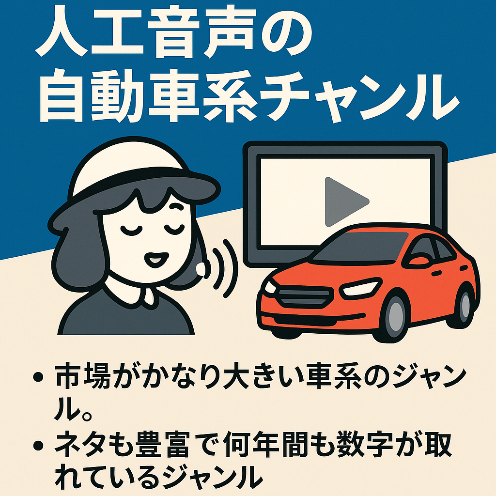 【ゆっくり解説】人工音声を用いた自動車系の解説CH。最高40万再生超え、【属人性無し】