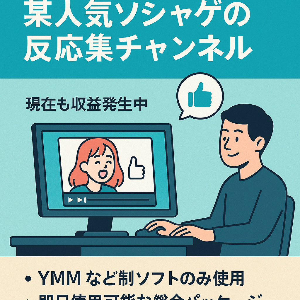 【登録者4000人以上】某人気ソシャゲの反応集チャンネル【直近3ヶ月平均12万円以上！】【金額交渉可能】
