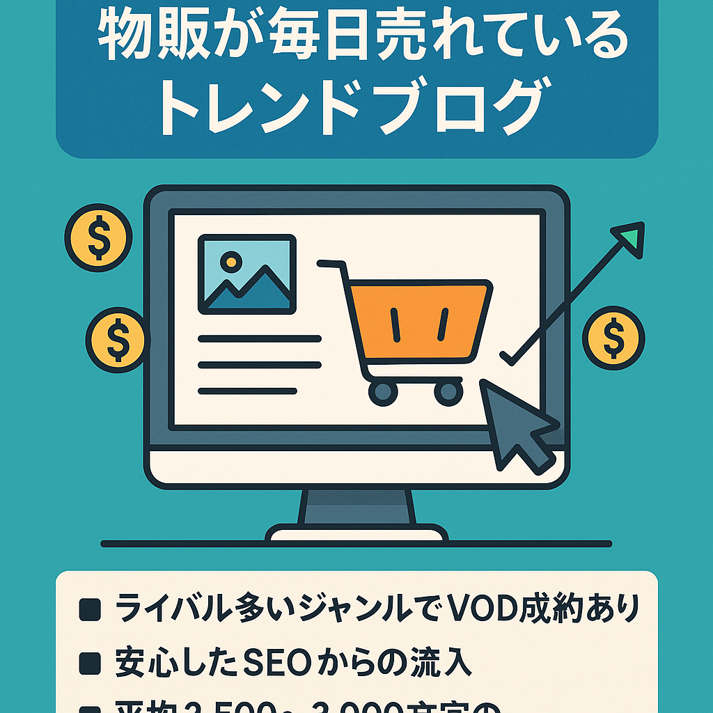 【記事数250記事以上・初心者向け】物販が毎日売れているトレンドブログ