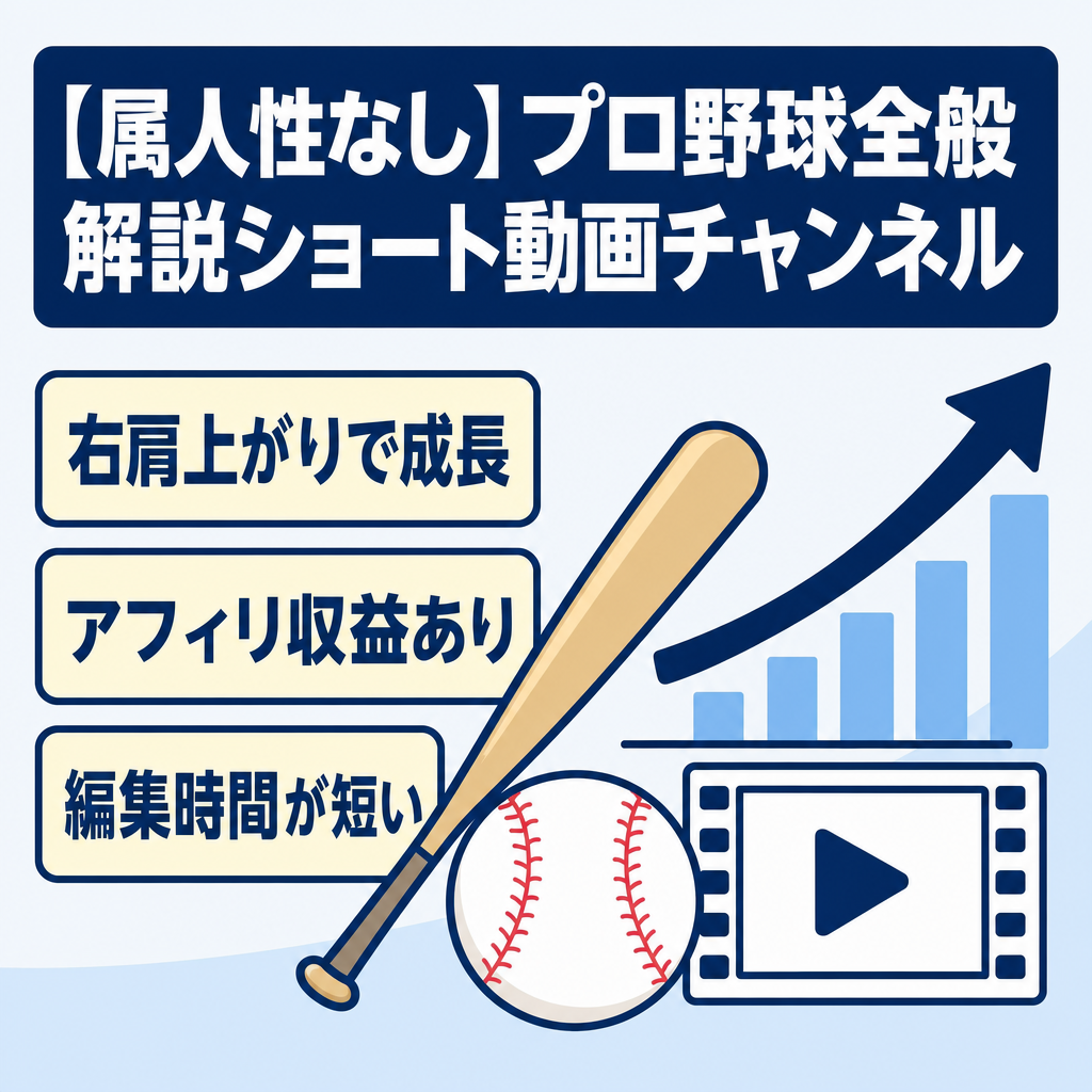 【属人性なし】プロ野球全般解説ショート動画チャンネル