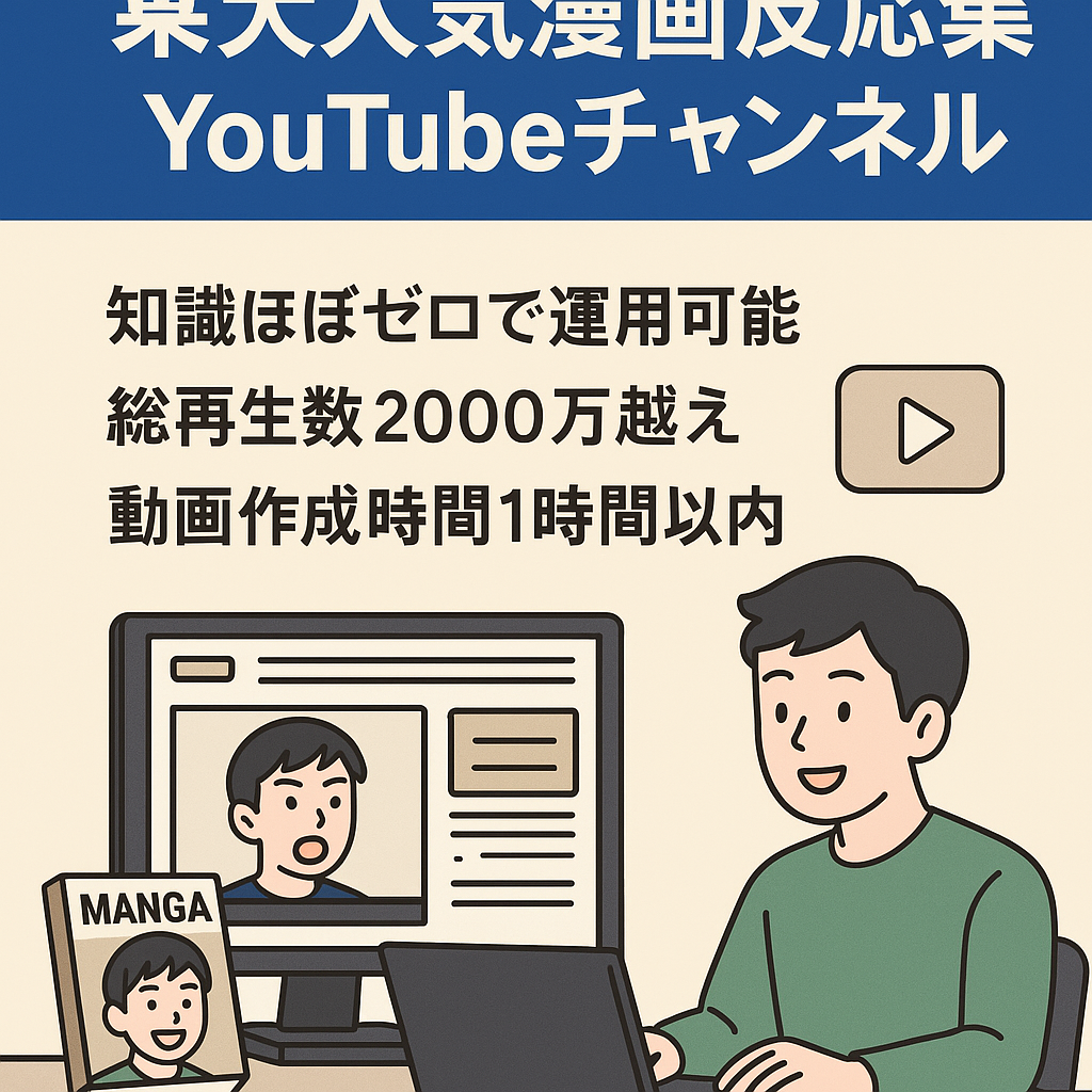【非属人】総再生数2000万越え！某大人気漫画反応集Youtubeチャンネル