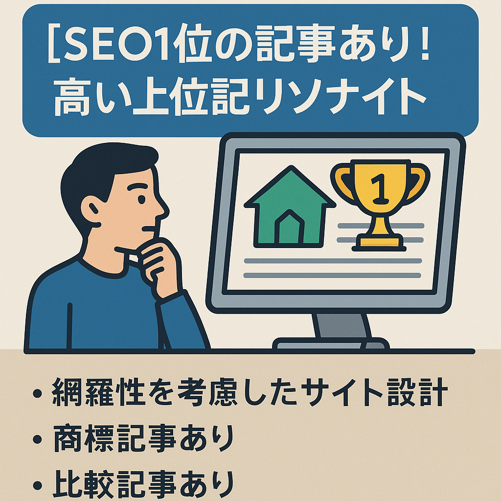 【SEO1位の記事あり！その他上位記事もあり】1記事当たりのクオリティーの高いリフォームサイトです。