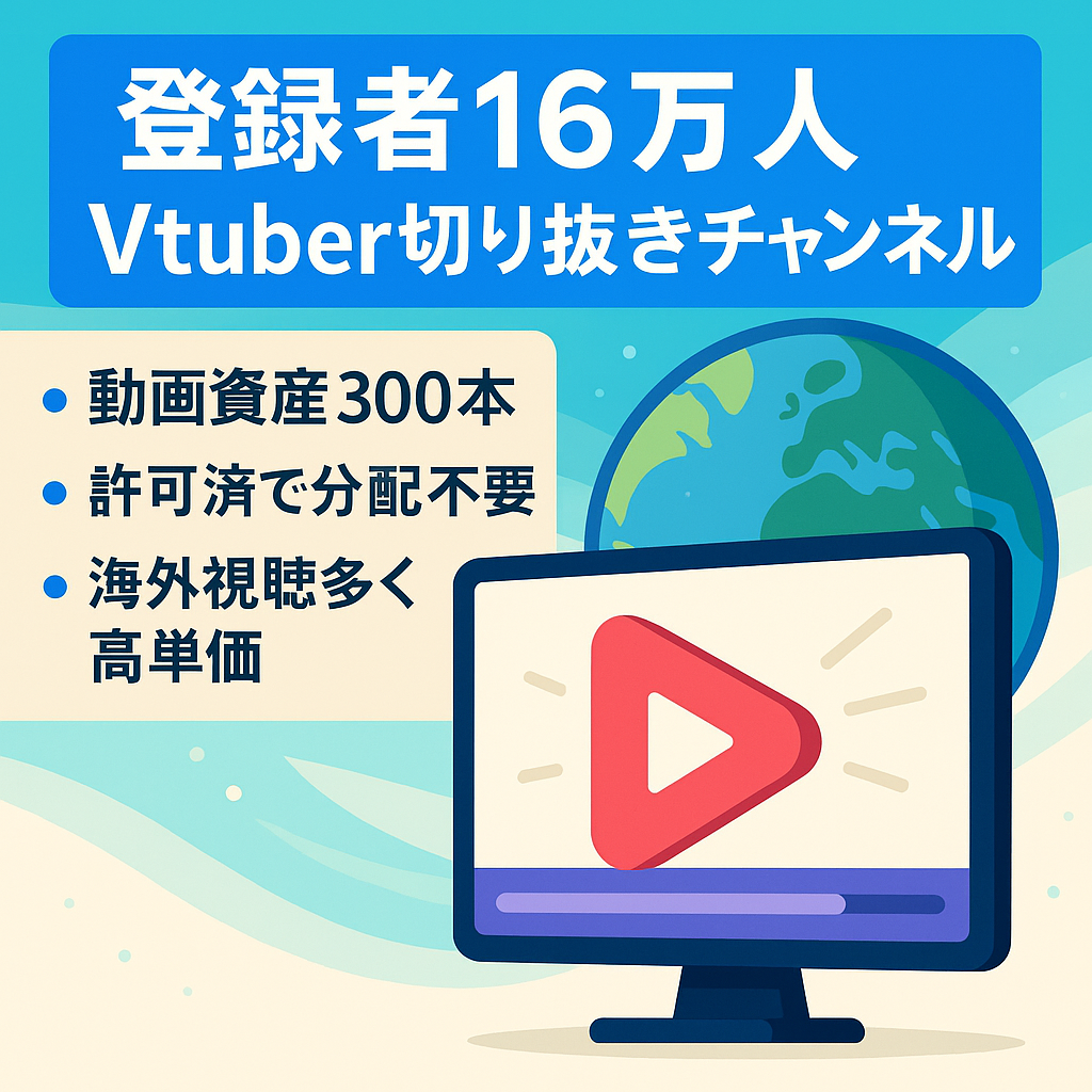 【チャンネル登録者16万人↑】個人Vtuber専門切り抜きチャンネル【総再生回数5300万回超え】