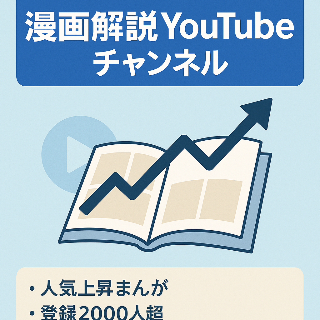 【収益化済み0本投稿で5万利益も出た超お得チャンネル！】某有名漫画の解説チャンネル！