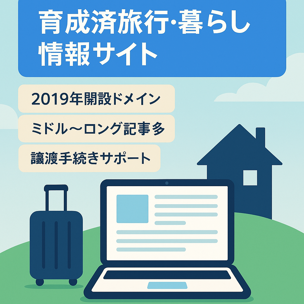 上位記事が多数あり！2019年1月から運営の旅行・レジャー/暮らし・生活などに関した情報サイトです！
