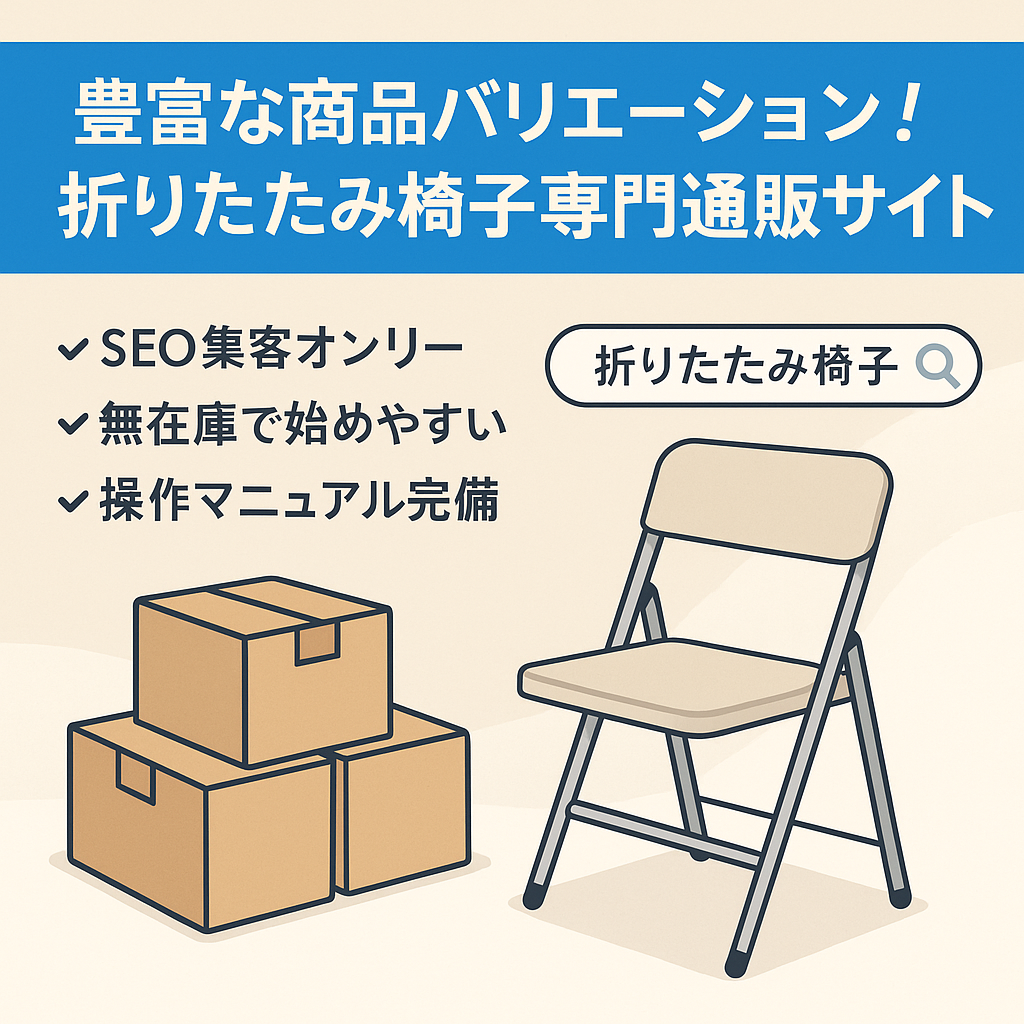 豊富な商品バリエーション！折りたたみ椅子専門通販サイト
