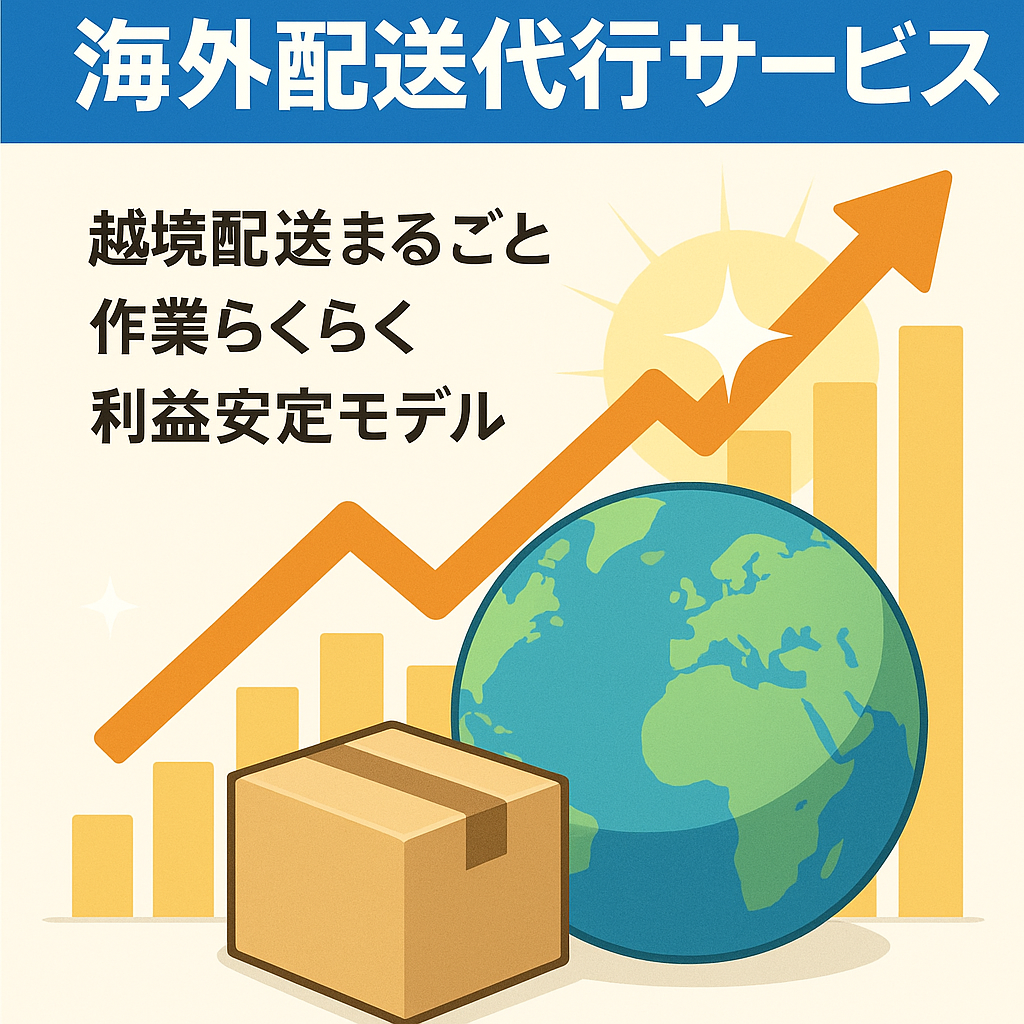 【粗利率40%超え】海外配送代行サービス