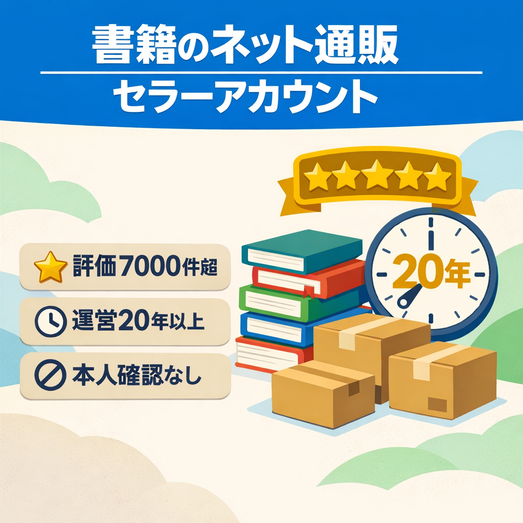 書籍 のEC事業（Amazonセラーアカウント 評価7000 運営歴20年）