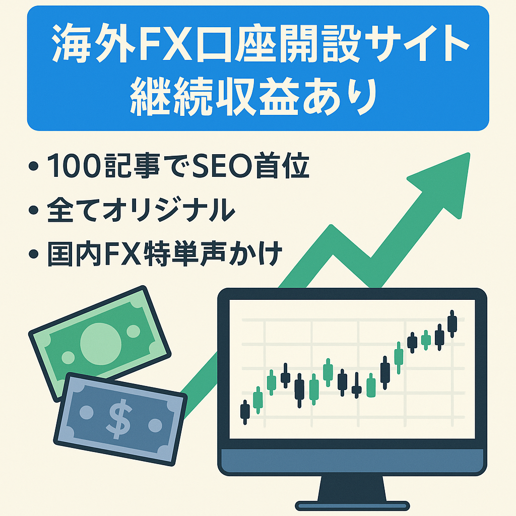 【海外FX継続収益あり】FX口座開設サイト。サイトエビデンスとしてリアルトレード投稿のTwitter連携アリ