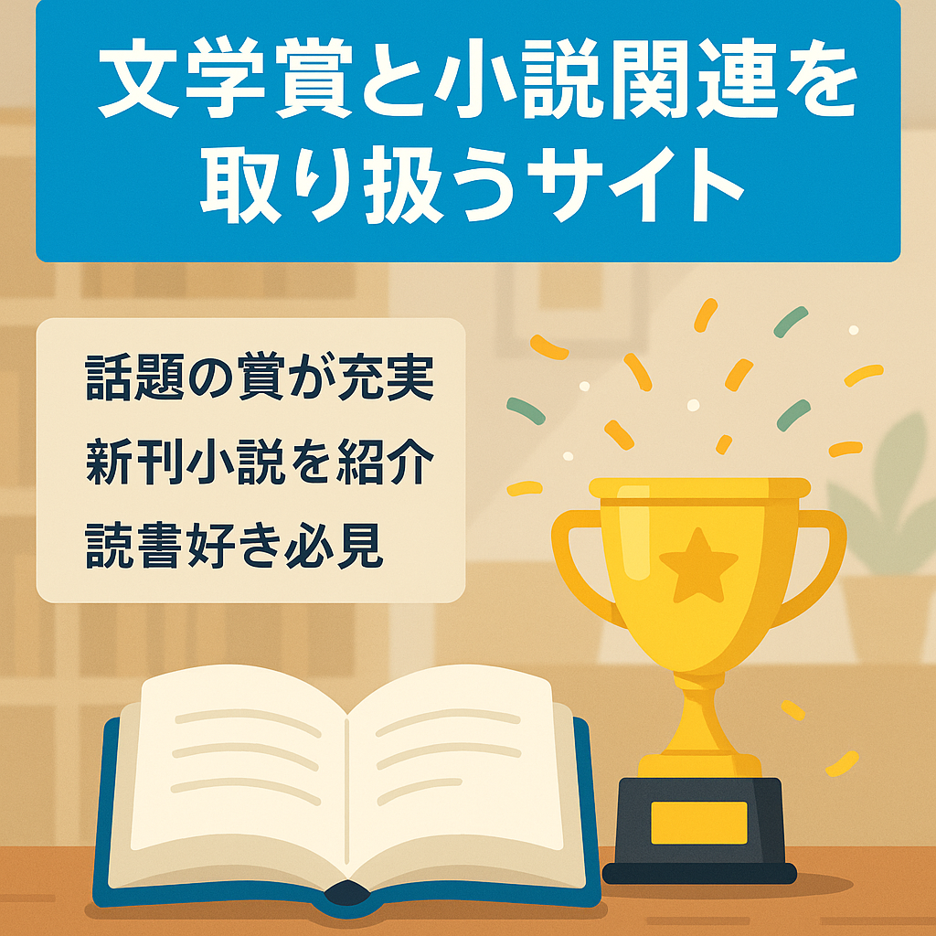 文学賞と小説関連を取り扱うサイト