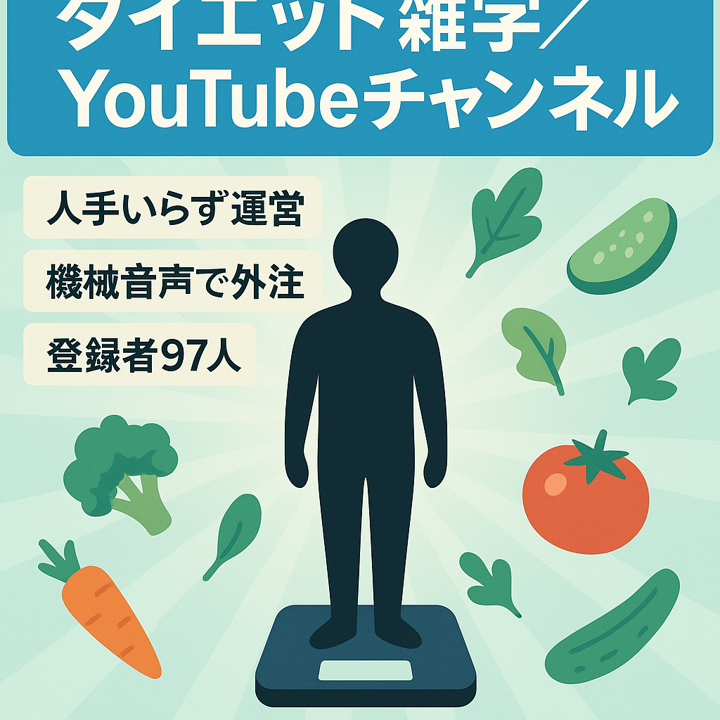 【非属人/AI活用/登録者９７名】ダイエット系雑学チャンネル