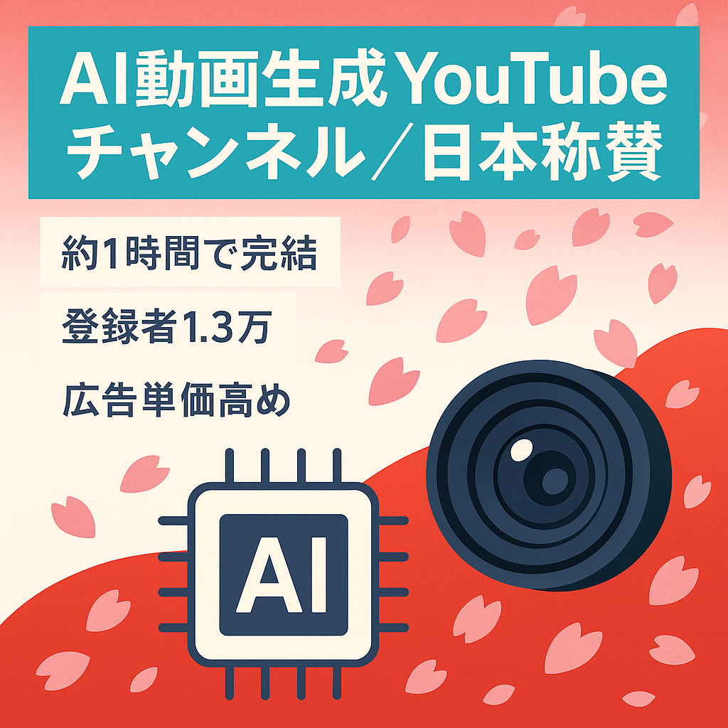 【話題のAI動画生成チャンネル】登録者1.3万人超えの日本称賛系チャンネル