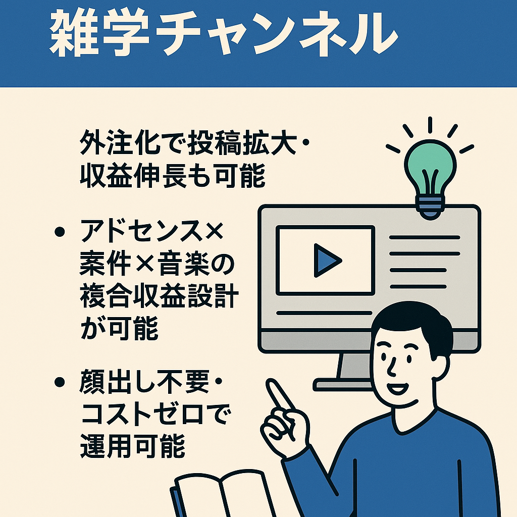 【登録者3万人！】雑学チャンネル【属人性なし・平日に1投稿・1人運営も可能】