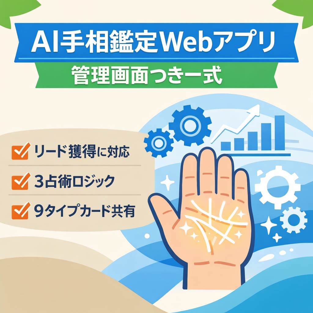 AI手相鑑定Webアプリ｜React19+FastAPI+マルチAI線検出エンジン搭載｜管理画面・MLパイプライン付き