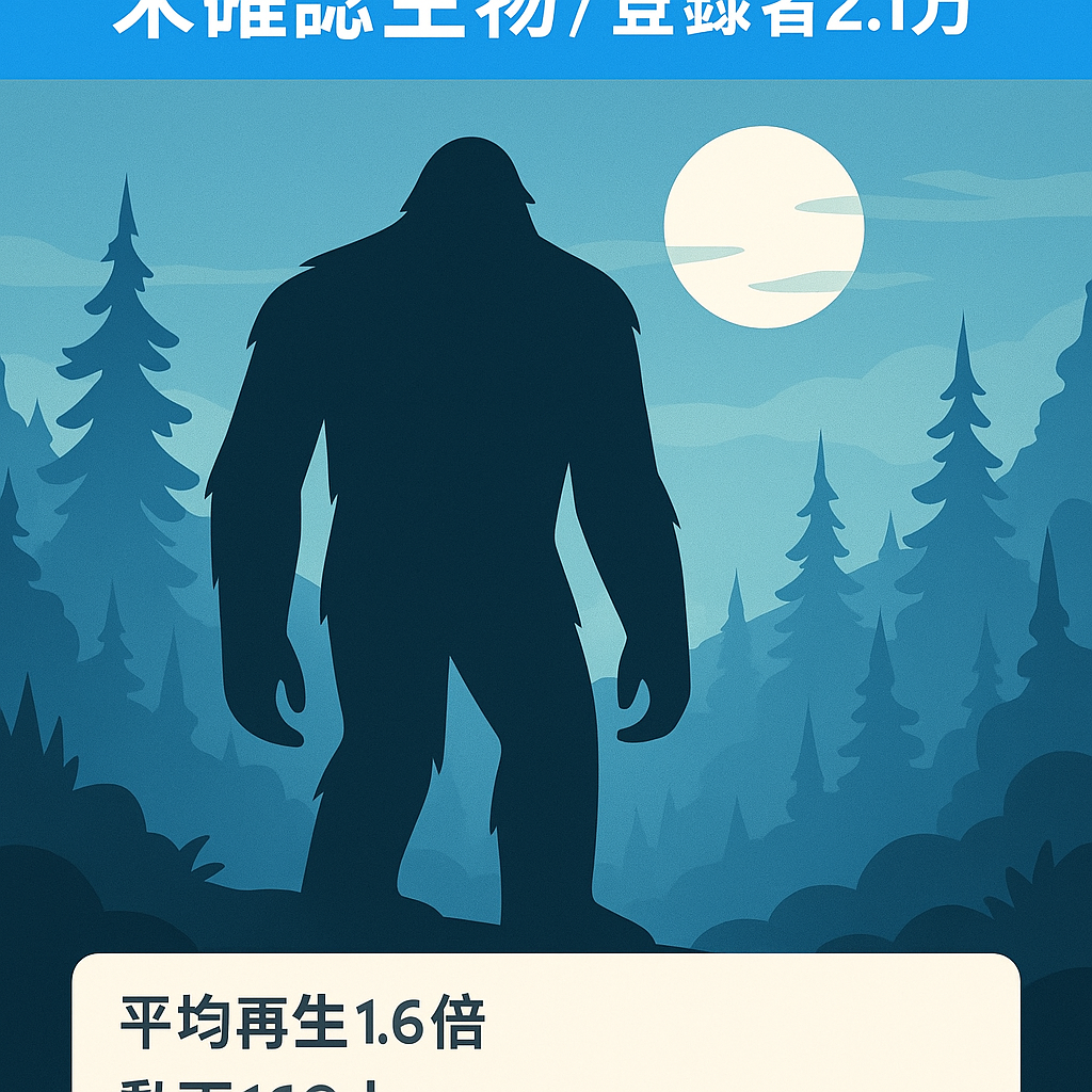 【YouTubeチャンネル登録者2.1万人越え】最高再生回数15万回以上の未確認生物チャンネル