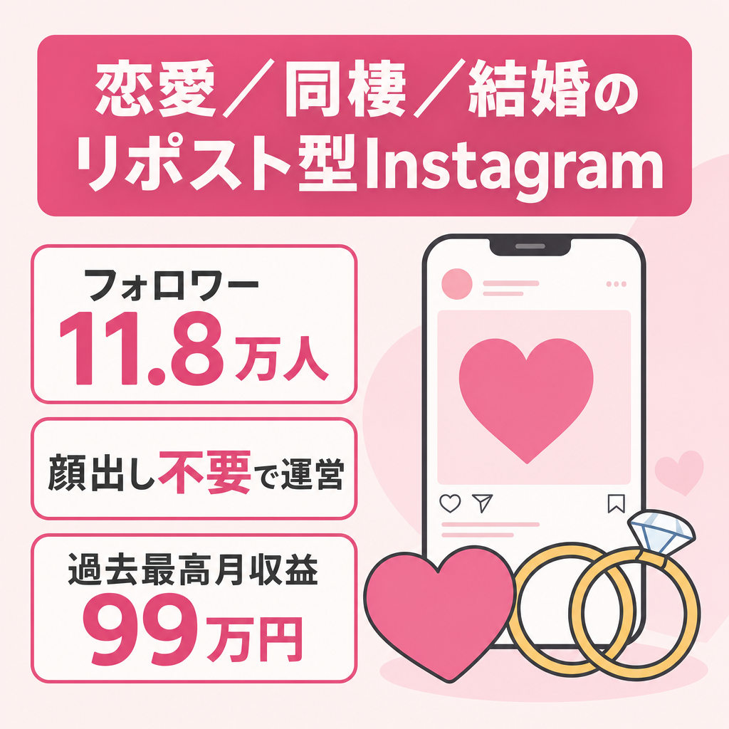 【フォロワー11.8万人】恋愛・同棲・結婚を発信する非属人型カップルメディア｜顔出し不要・リポスト型Instagram