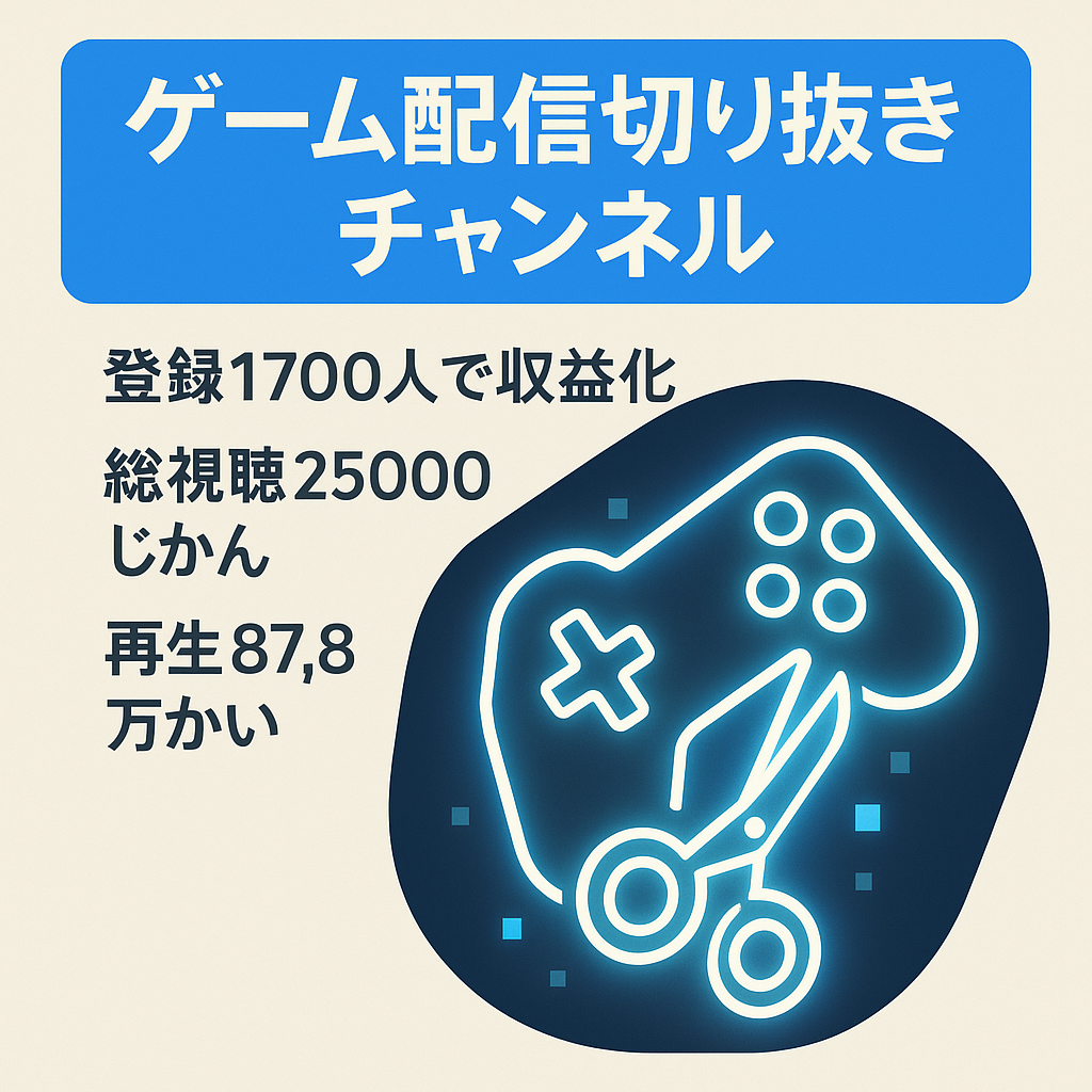【過去収益10万越/登録者1700越】ゲーム(FPS)配信者の切り抜きチャンネル