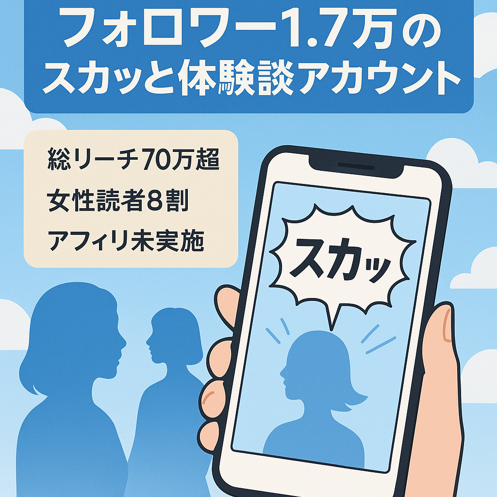 ※リーチ70万以上有※【Instagramフォロワー数1.7万人以上】スカッと系の掲載メディア/修羅場/ホッコリ/体験談アカウントです。（広告代理店紹介可･即アフィリエイト可）
