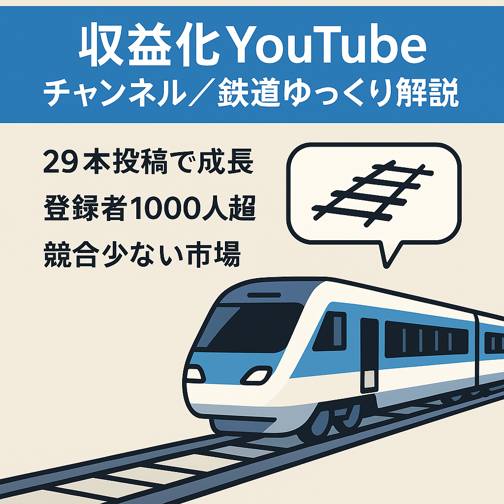 【収益化済み】鉄道に関するのゆっくり解説チャンネル！