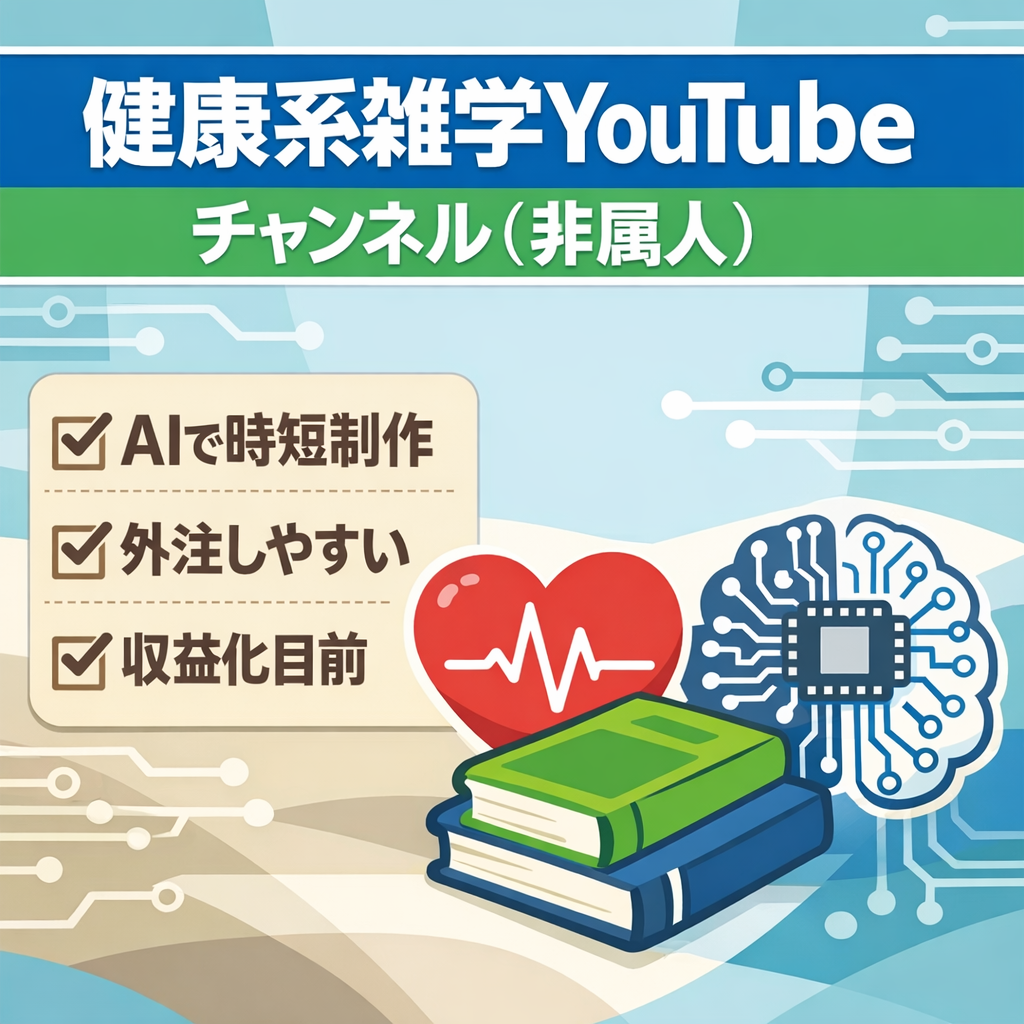 【非属人】健康系雑学チャンネル｜AI使用｜収益化までもう少し｜