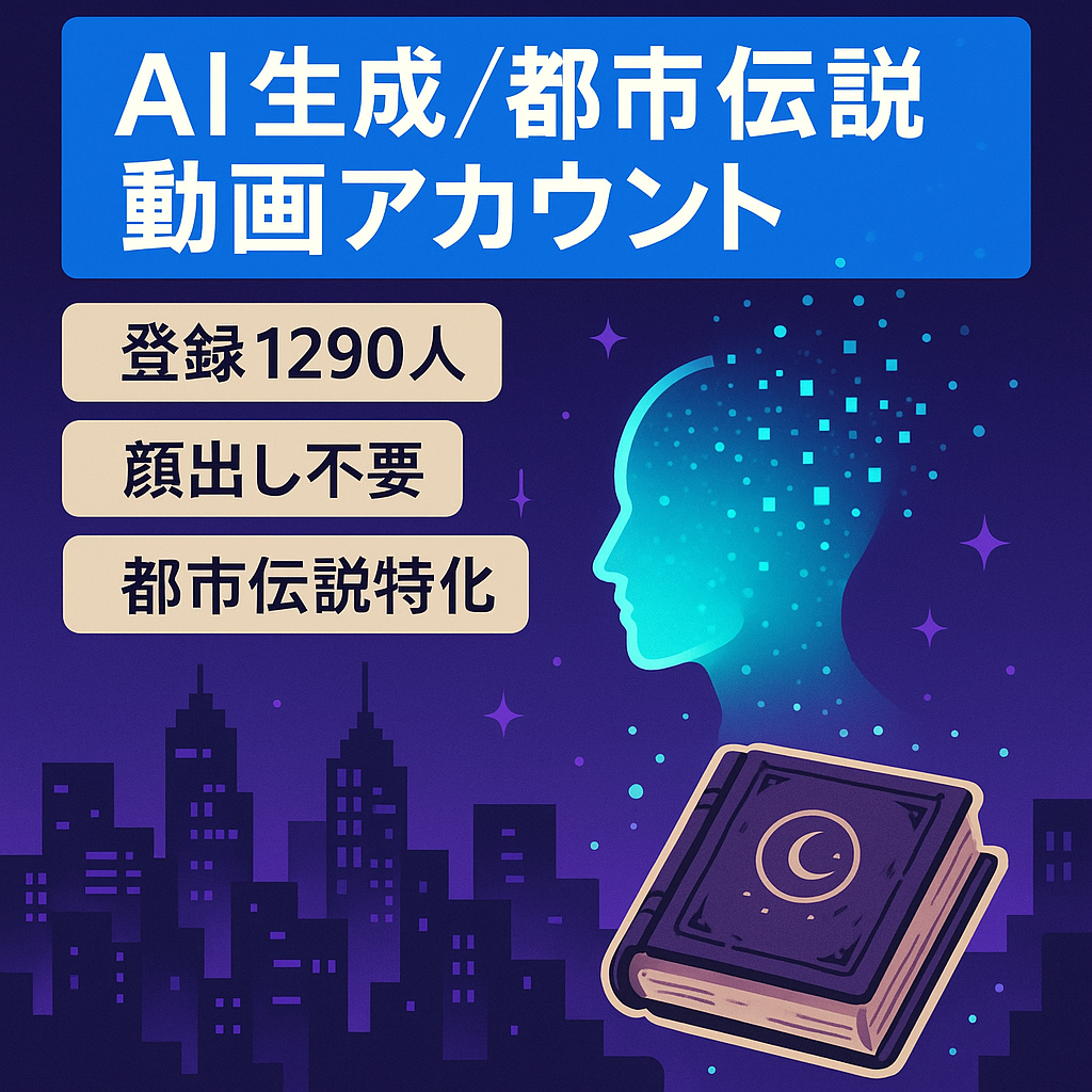【登録人数1300人目前】AI生成による都市伝説アカウント