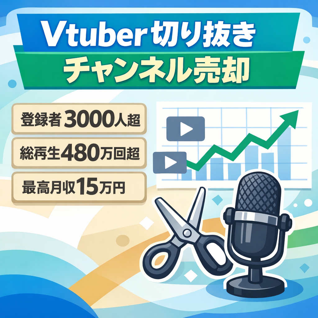 【登録者数3000人超/総再生回数480万回超】有名Vtuberの切り抜きチャンネル
