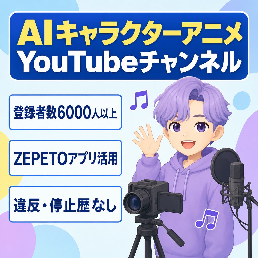 ZEPETOアプリを活用したAIキャラクターアニメ！登録者数6000人以上のYouTubeチャンネル