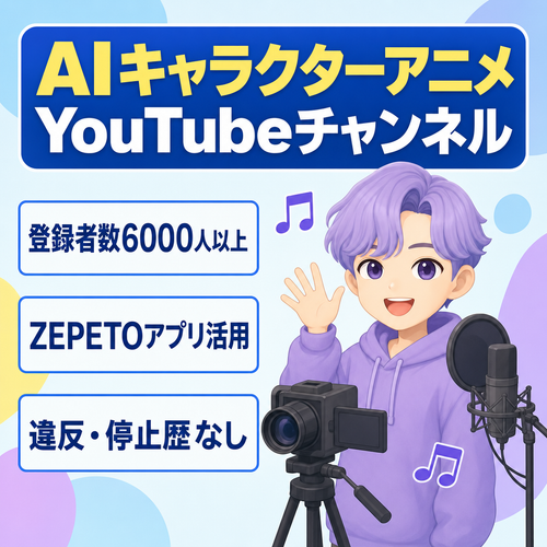 ZEPETOアプリを活用したAIキャラクターアニメ！登録者数6000人以上のYouTubeチャンネル
