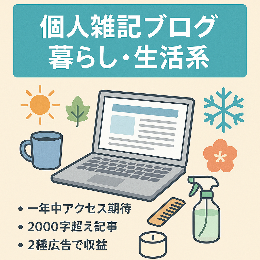■ごちゃまぜ雑記ブログ■暮らし・生活などをメインに運営してきた個人ブログ