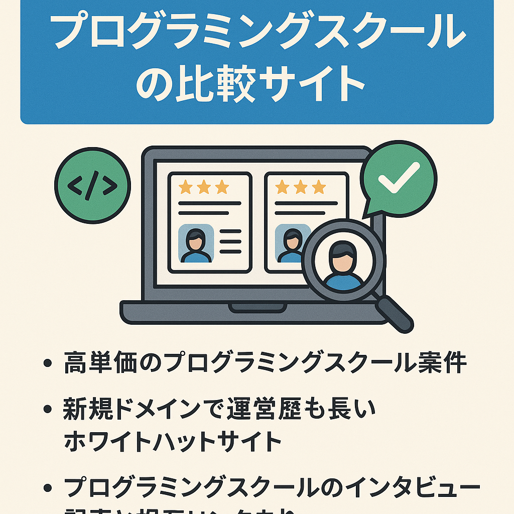 プログラミングスクールの比較サイト190ページ（体験談、インタビュー記事）