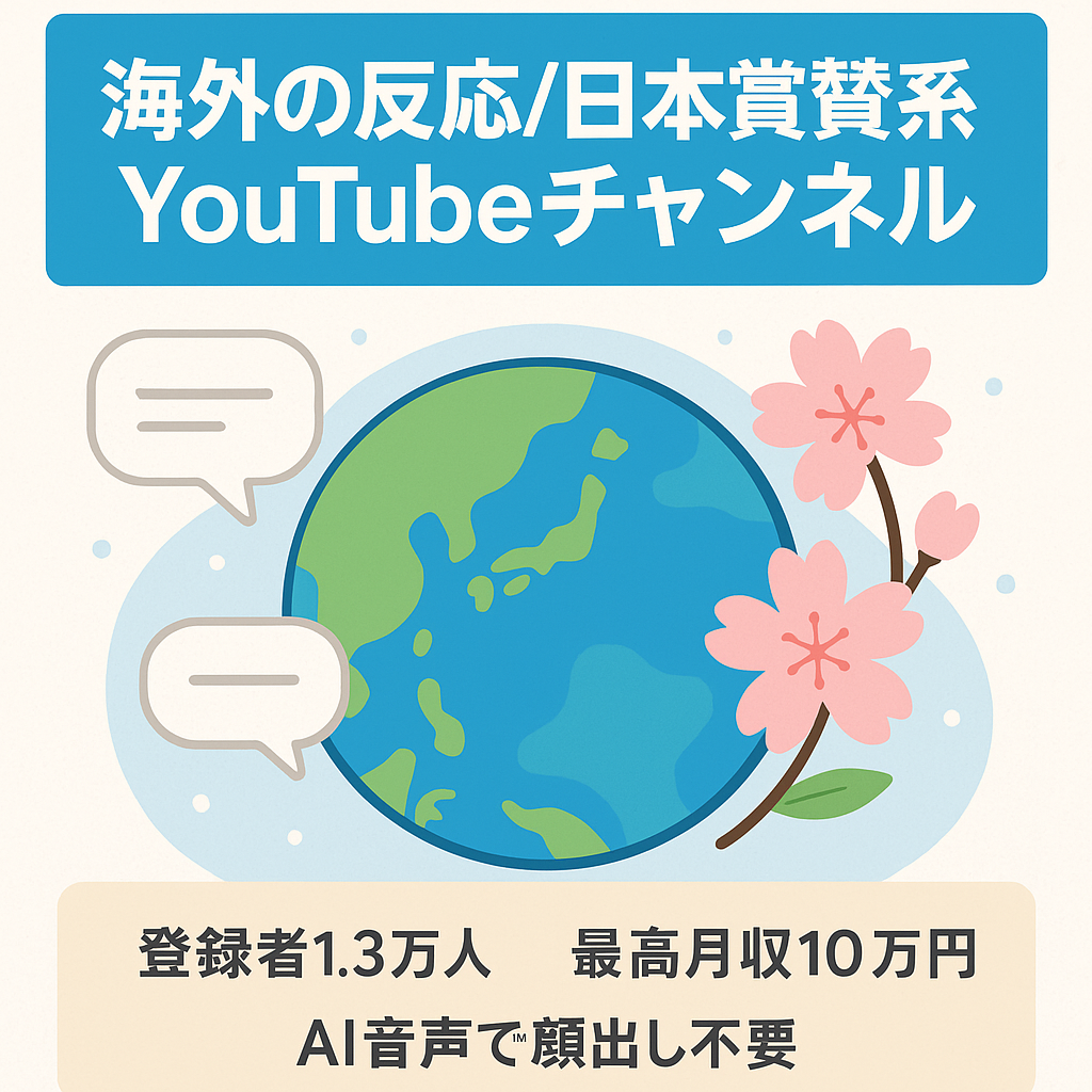 海外の反応、日本賞賛系　登録者13,000人越えのチャンネル