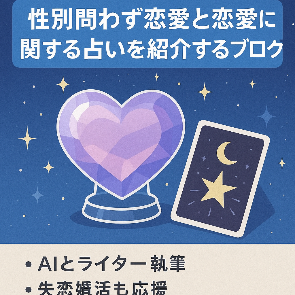性別問わず恋愛と恋愛に関する占いを紹介するブログです
