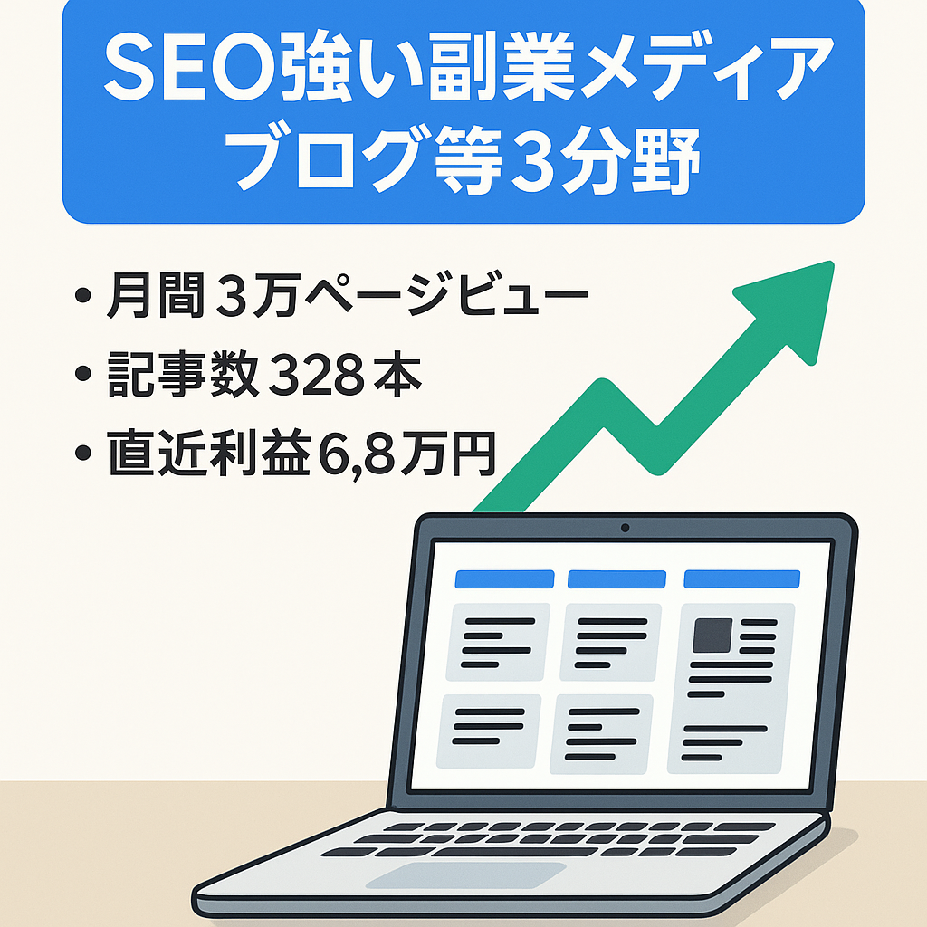 【PV数3万】SEO集客に強い副業メディア(ブログ、プログラミング、Webライター)