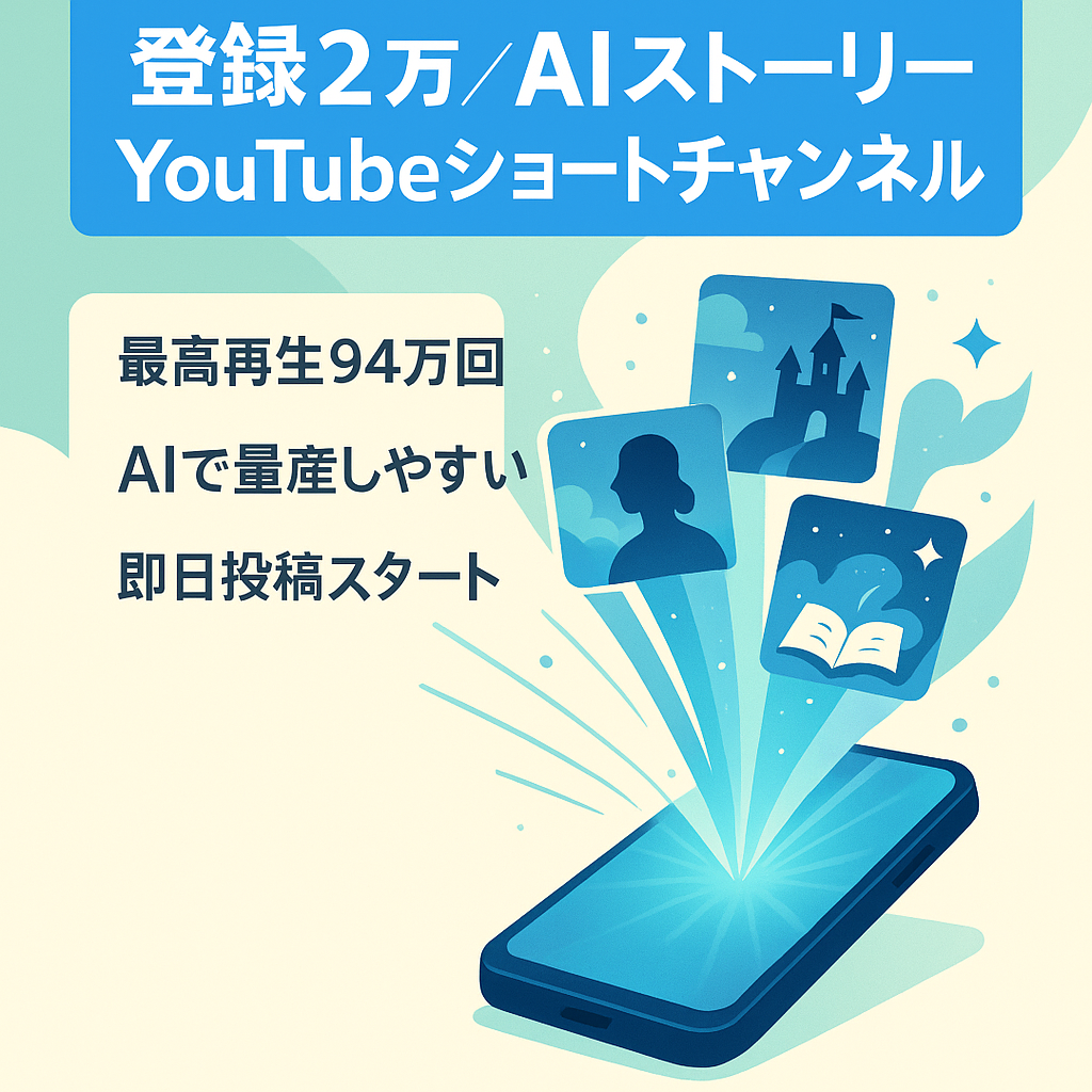 【登録者数2万人】AIストーリーYoutubeショート動画チャンネル
