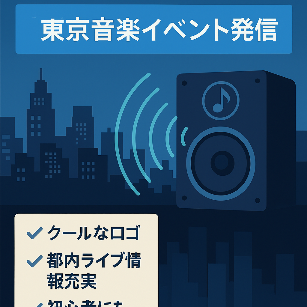 【WEBポータル】東京の音楽イベントを発信するWEBサイト