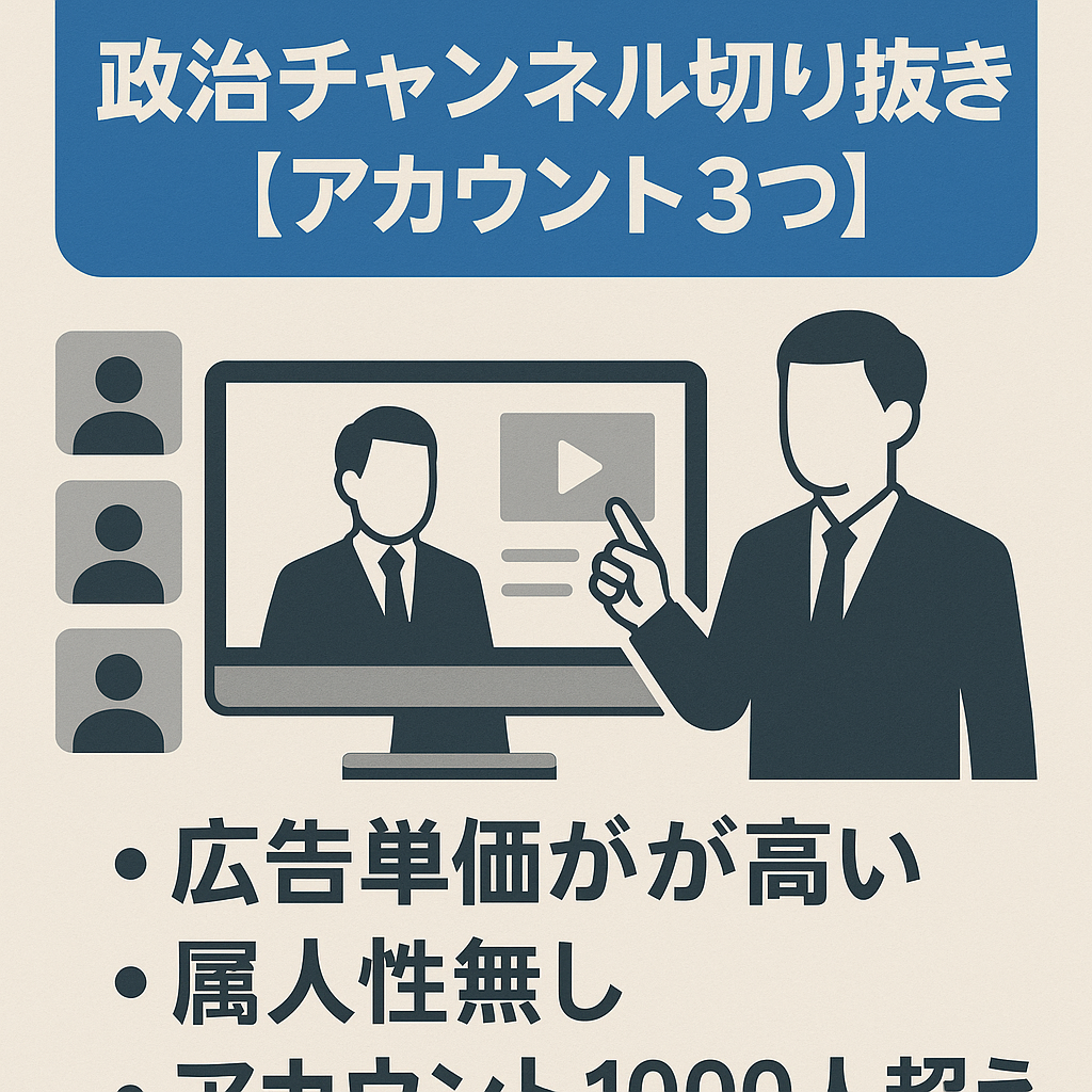 【登録者合計2万人超え】某政治チャンネル切り抜き【アカウント3つ】