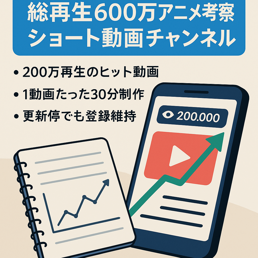 【600万総再生数突破】属人生一切なし.アニメ考察ショート動画.200万再生動画有