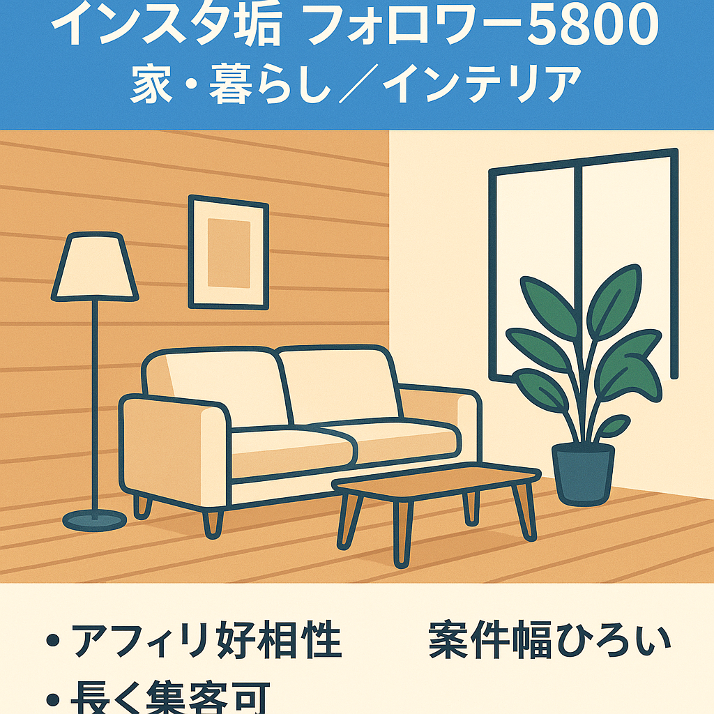 【Instagram】フォロワー5800人　家・暮らし・インテリア