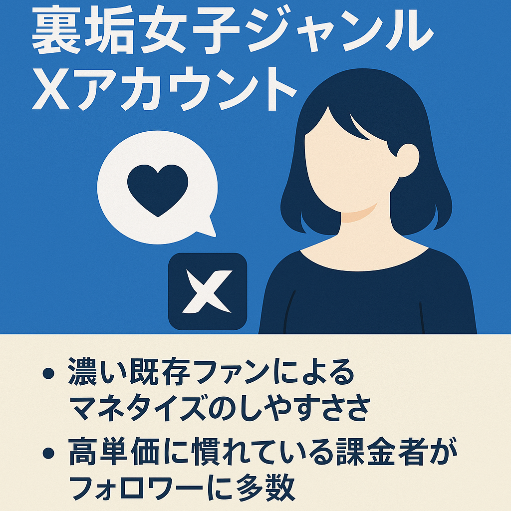 【売り上げ約30万円】X(旧Twitter)裏垢女子アカウント＋noteアカウント＋有料noteも譲渡OK