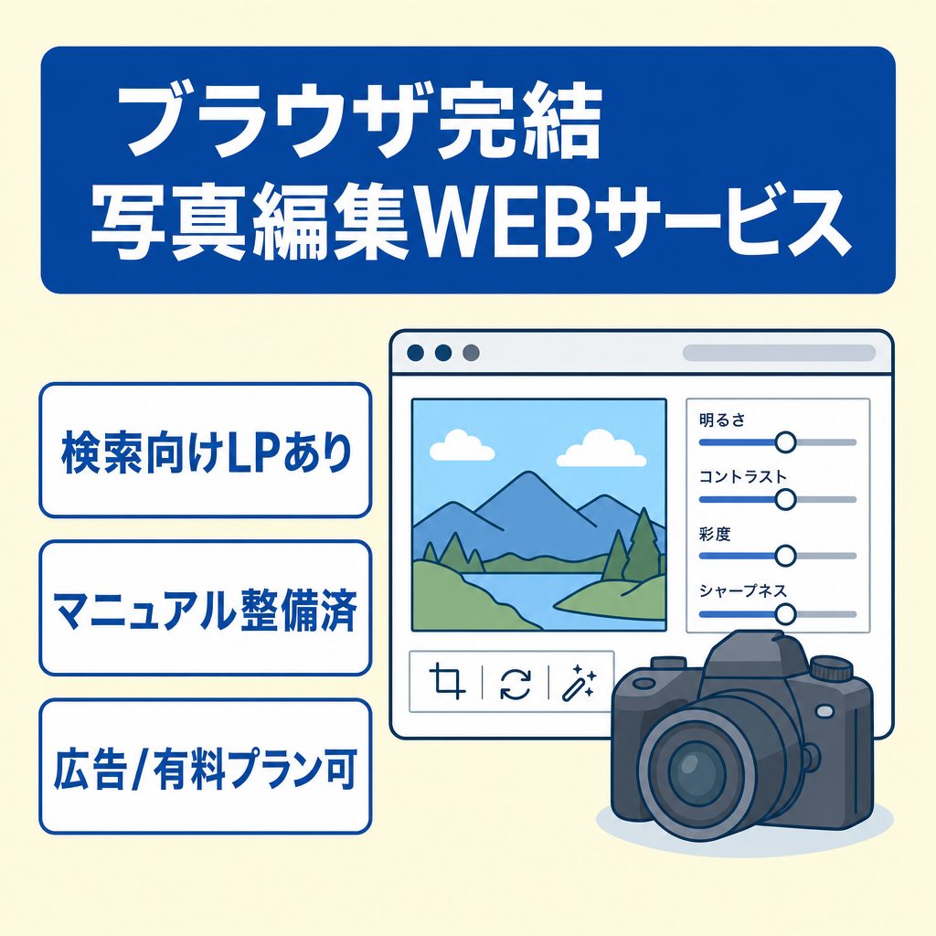 写真・カメラ系メディアと相性の良いブラウザ写真編集WEBサービス