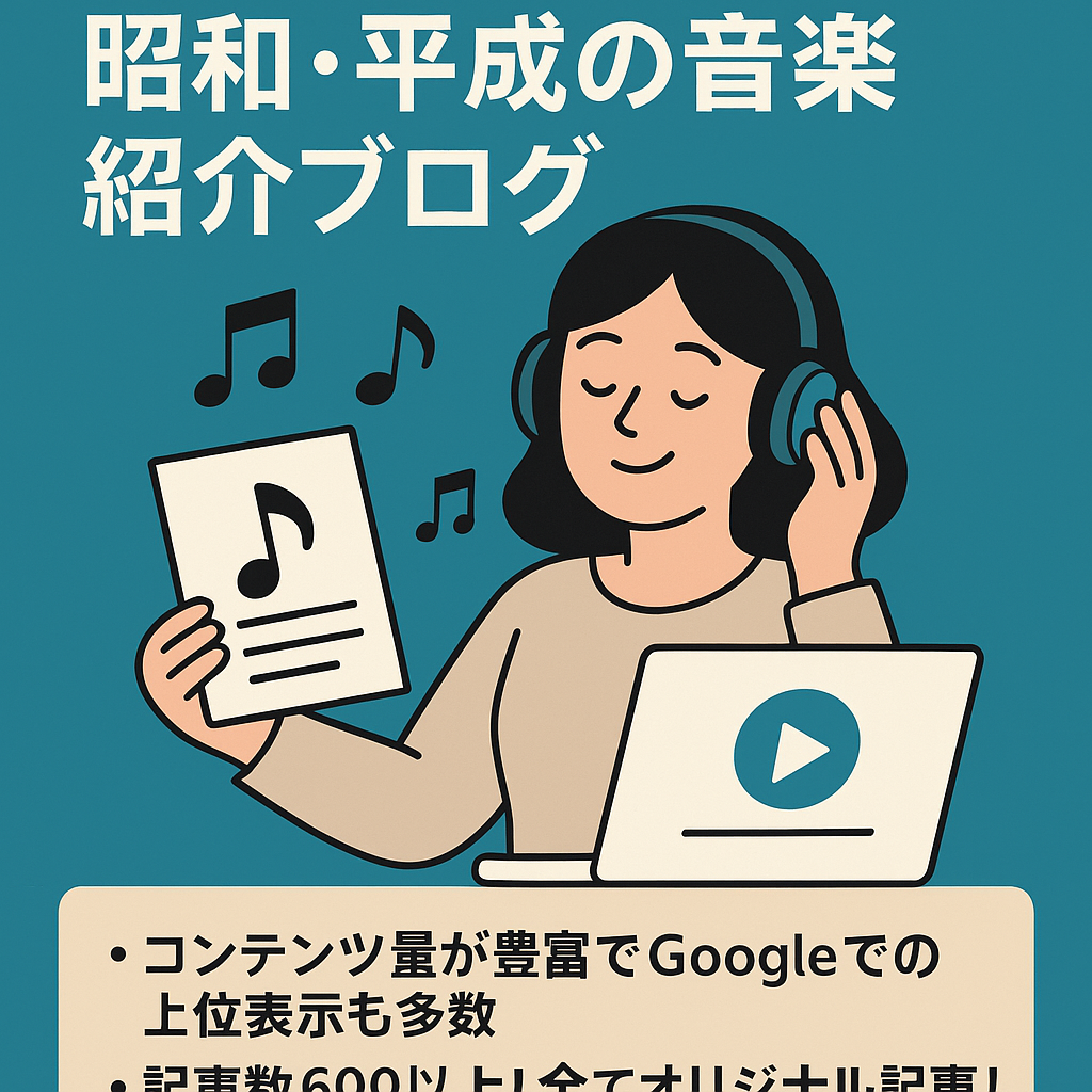 【オリジナル記事数600超え】昭和・平成の音楽紹介ブログ