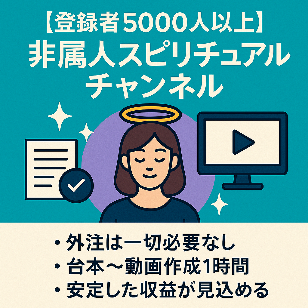 【登録者5000人以上】非属人スピリチュアルチャンネル