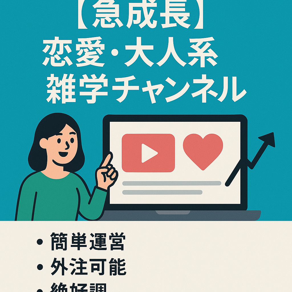 【おすすめ/急成長/非属人】恋愛・大人系雑学系チャンネル