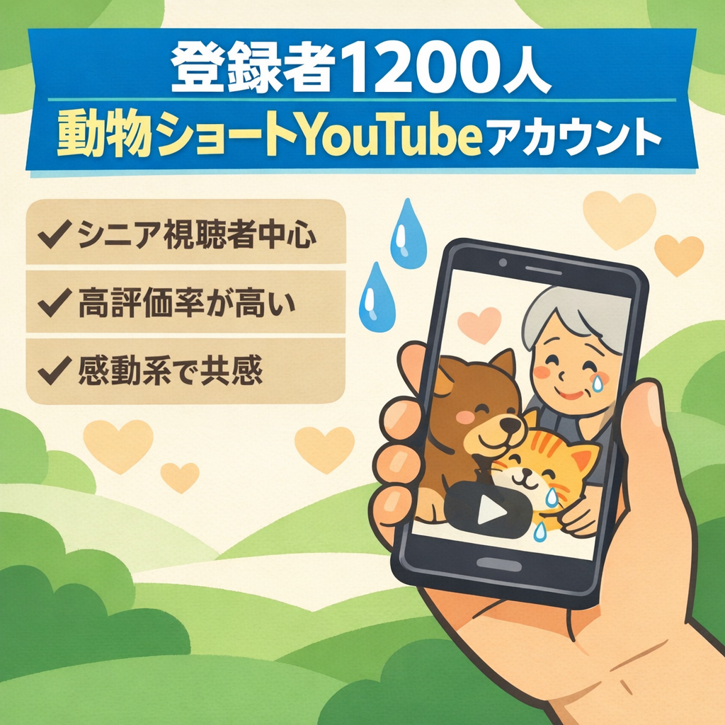 【登録者1200人】動物が題材の感動するYouTubeアカウント【ショート動画メイン】