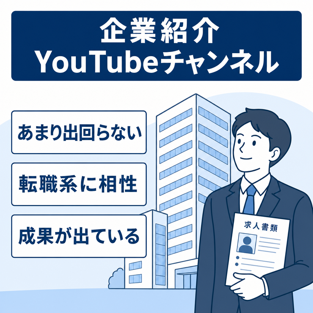 企業紹介YouTubeチャンネル　あまり出回らないレア案件