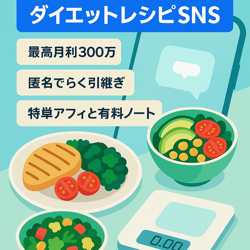 【総フォロワー40万、最高月利300万】ダイエットレシピに特化したアカウント【ダイエット、美容、ボディメイク、健康】